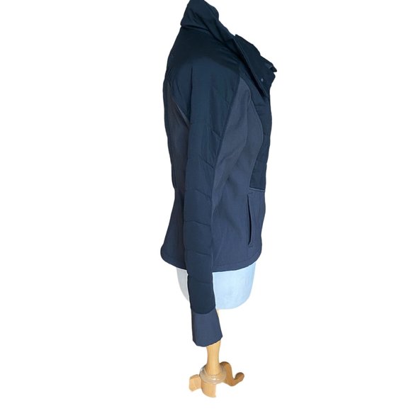 The North Face Pseudio Quilted Jacket Black Gray Gorpcore Activewear Hiking -M - Picture 9 of 16